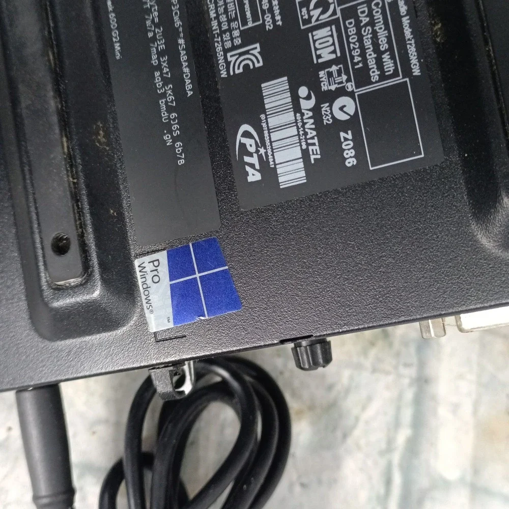 HP ProDesk 600 G2 Desktop Mini Intel Core i3 w/ AC Adapter Powers On   a12
